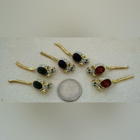 Vintage Mice Cabachon Brooches - Picture 2 of 11